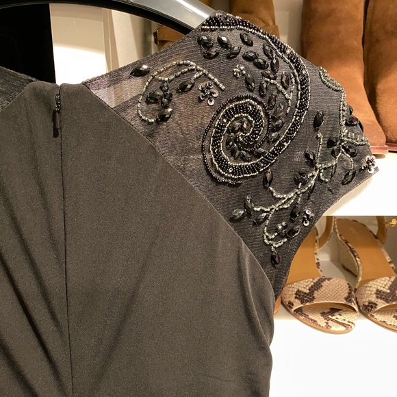 NWT JS Boutique Beaded Evening Gown - Picture 10 of 17